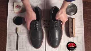 Cirer vos chaussures en cuir  Produits pour chaussures KIWI [upl. by Batory670]