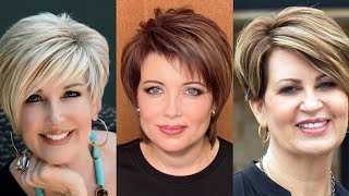 Hairstyles for older women over 60 years very short pixie hairecuts and hair styles ideas 2024 [upl. by Chaddie]