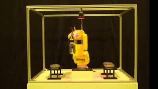 Robotic Deburring with Vision and Force Sensor [upl. by Junko]