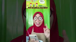 KELUARGAKALENDER❗🤣👀shortvideo funny youtubeshorts mamaarsyita [upl. by Dleifxam]