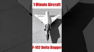 One Minute Aircraft  F102 Delta Dagger [upl. by Sachs]