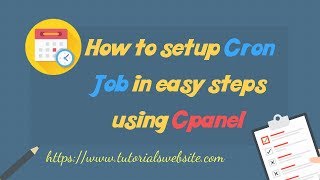 How to setup Cron Job in easy step using Cpanel  Setup Cron Job in Cpanel [upl. by Aicetal]