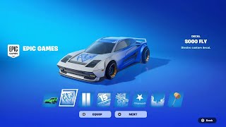 How To Get the Diestro Gold Trim Car Body NOW FREE In Fortnite Diestro Gold Trim Rocket League Car [upl. by Carder]