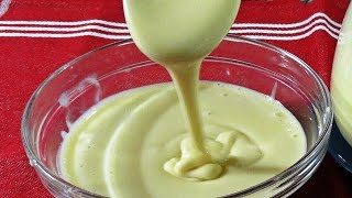 COMO hacer LECHE CONDENSADA CASERA con solo 3 ingredientes y muy fácil🥫 [upl. by Kcirredal]