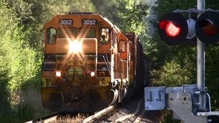 CSX Street Runner Freight Train In The Middle Of Downtown [upl. by Mloc9]