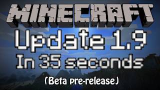 Minecraft Beta 19 in 35 Seconds Nether Strongholds New Mobs Mushroom Cows PreRelease [upl. by Ijar680]