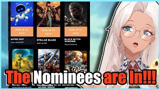 THE BEST GAME AWARDS NOMINEES  Nyaru Reacts [upl. by Stiegler]