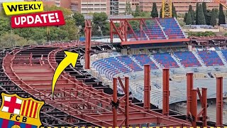 🚨NEW CAMP NOU CONSTRUCTION UPDATE TODAY  OCTOBER 2024 CONFIRM✅ [upl. by Mabelle]