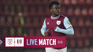 West Ham United U21 v Fulham U21  Premier League 2  Live Match [upl. by Retsehc]