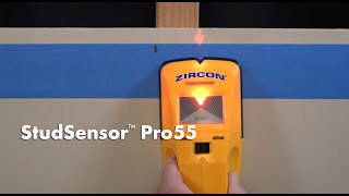 How to Use Zircon StudSensor Pro55 Stud Finder to find wall studs [upl. by Felipe]