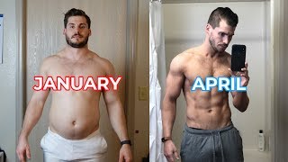 My 3 Month Body Transformation Timelapse 202lbs160lbs [upl. by Kyte]