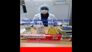 How to make Muller Hinton Agar Preparation amp Procedure [upl. by Yurik173]