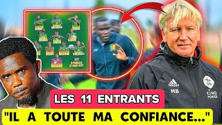 Marc Brys sort le jeu et titularise Michael Ngadeu pour le match Cameroun vs CapVert [upl. by Cyma]