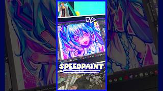 MIKU SPEEDPAINT  Huion Kamvas pro 1625k  Medibang Paint pro [upl. by Middlesworth]