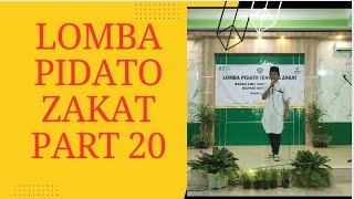 Lomba Pidato Tema Zakat  peserta undian 22 [upl. by Adnal]