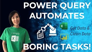 How to easily automate boring Excel tasks with Power Query [upl. by Yoko]