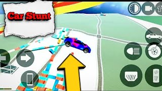 Amazing car stunt  car stunt gameplay Indian bike driving game [upl. by Gibbon]