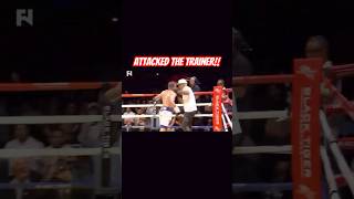 Boxer Loses Control Attacks Opponents Corner Man in Wild Brawl shortvideo shorts [upl. by Nanda657]