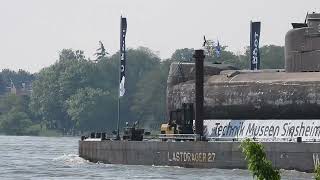 UBoot U17 auf dem Rhein in Mondorf [upl. by Nwahsav]