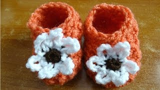 Cute And Cozy Learn How To Make Glover Stitch Crochet Baby Booties For Newborns [upl. by Enidualc]