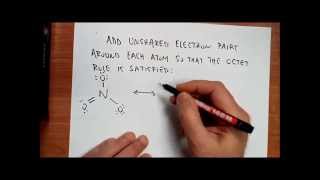 Lewis dot structure of the nitrate ion NO3 [upl. by Barri]