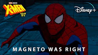 XMen 97 S1E08  Magneto Was Right SpiderMan Cameo [upl. by Chandos]