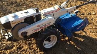 ISEKI KA750 Tiller with Rotovator by 5°C [upl. by Anirdnajela]