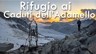 RIFUGIO AI CADUTI DELL ADAMELLO 3040m per il sentiero attrezzato del Matarot  Lobbia Alta ◭ EP1 [upl. by Leoine972]