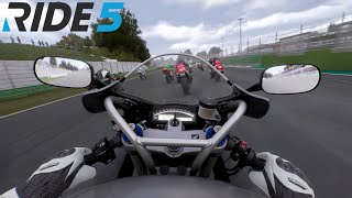 Ride 5  HONDA VTR1000 SP2 2006  Vallelunga International Circuit Race replay [upl. by Lapo]