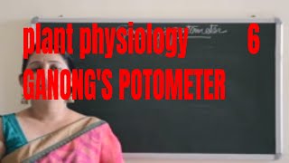 Ganongs Potometer Instrument to measure transpiration BIOLOGY  ICSE CBSE Board Exams [upl. by Marozas664]