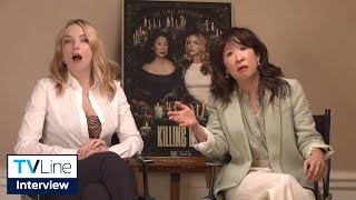 Killing Eve  Sandra Oh and Jodie Comer Season 4 Interview [upl. by Iila]