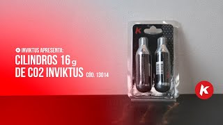 Cilindros 16 g de CO2 Inviktus  Cód 13014 [upl. by Ahsemrac321]