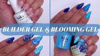 Builder Gel Nail Tutorial with Gel Polish and Blooming Gel  SEA NAILS 🌊 [upl. by Erbes]