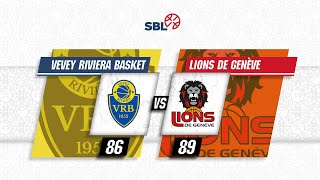 Vevey Riviera Basket vs Lions de Genève  Game Highlights [upl. by Nitsrek]