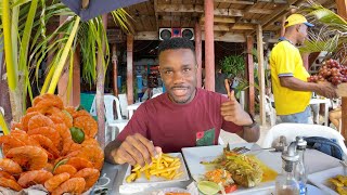 Amazing SeaFood Street Food at Boca Chica Beach [upl. by Nagear]