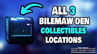 ALL 3 Bilemaw Den Collectibles Locations in Star Wars Jedi Survivor STEPBYSTEP [upl. by Horst532]