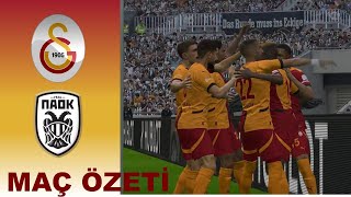 Galatasaray  PAOK MAÇ ÖZETİ  Avrupa Ligi 202425 [upl. by Belvia]