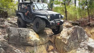 Jeep Wrangler JK Doing Some Extreme 4x4 [upl. by Ianteen]