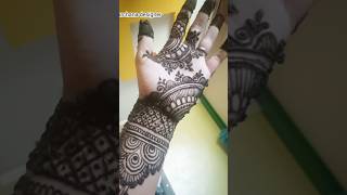 Easy tarike se mehndi design kaise banaye simplemehndi mehandidsignsytshorts youtubeshorts [upl. by Ahsie678]