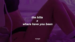 the hills x where have you been  the weeknd rihanna  slowed n reverb [upl. by Eerok]