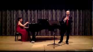 J Brahms Hungarian Dance No 5 Ungarischer Tanz Nr 5 Clarinet and Piano Klarinette und Klavier [upl. by Adnavoj]