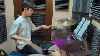 Student Drum Cover  Justin quotGurengequot LiSA [upl. by Nirre]