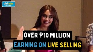 Actress and vlogger Ivana Alawi earning about over 10 million pesos on Tiktok live selling [upl. by Notreve631]