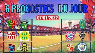 PRONOSTICS FOOT  MES 6 PRONOSTICS DU JOUR  07012022 [upl. by Flemming]