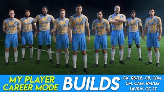 MY PLAYER BUILDS FOR EVERY POSITION IN EAFC 24 [upl. by Letnahs]