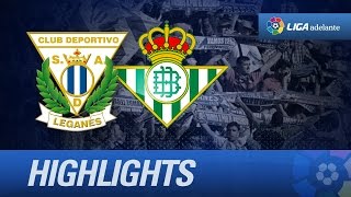 Resumen de CD Leganés 10 Real Betis  HD [upl. by Ynney]