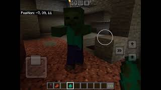 Spawning Zombies in cave in minecraft [upl. by Errick338]