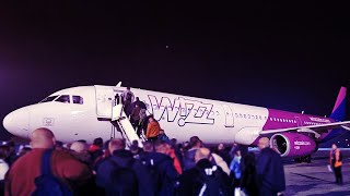 Wizz Air A321 Gdańsk  Sandefjord Torp 🌙 [upl. by Selima421]