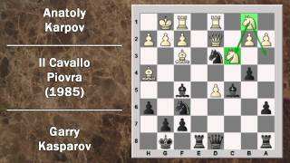 Partite Commentate di Scacchi 13 Karpov vs Kasparov  Il Cavallo Piovra  1985 [upl. by Yznyl]