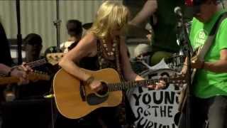 Pegi Young and the Survivors and Neil Young  Love Like Water Live at Farm Aid 2012 [upl. by Yzzo]